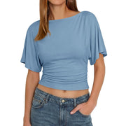 The Effortless Tie-Back Polka Top