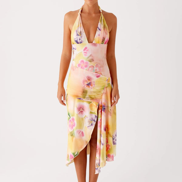 Floral Summer Midi Dress
