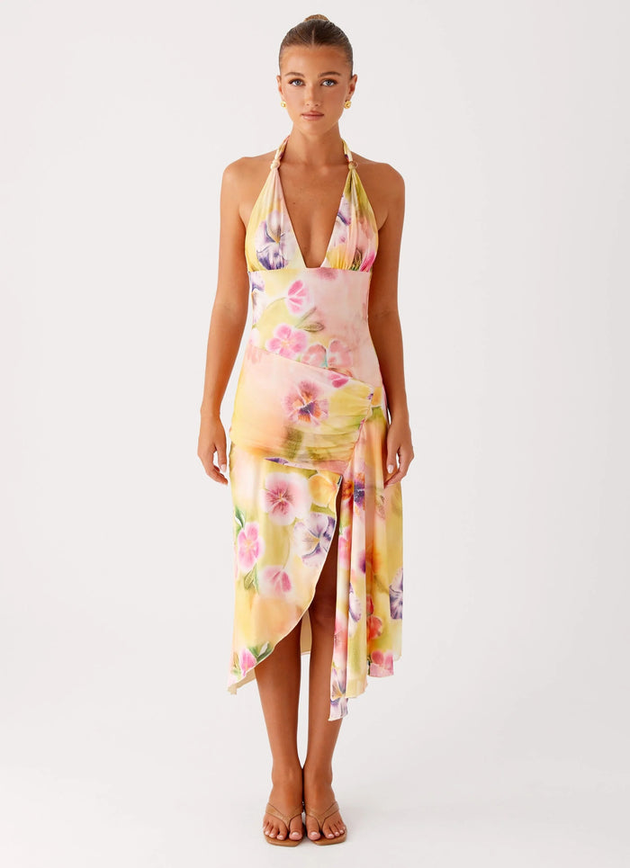 Floral Summer Midi Dress