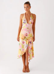 Floral Summer Midi Dress